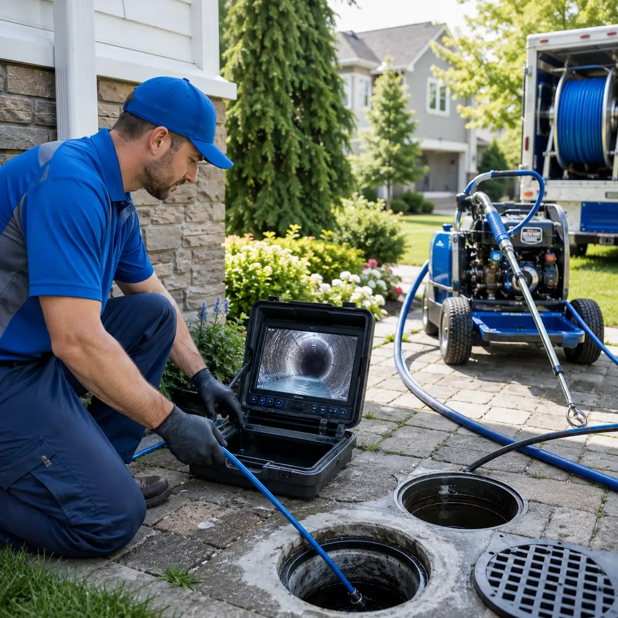 Outdoor drain cleaning professionals serving Center, KY